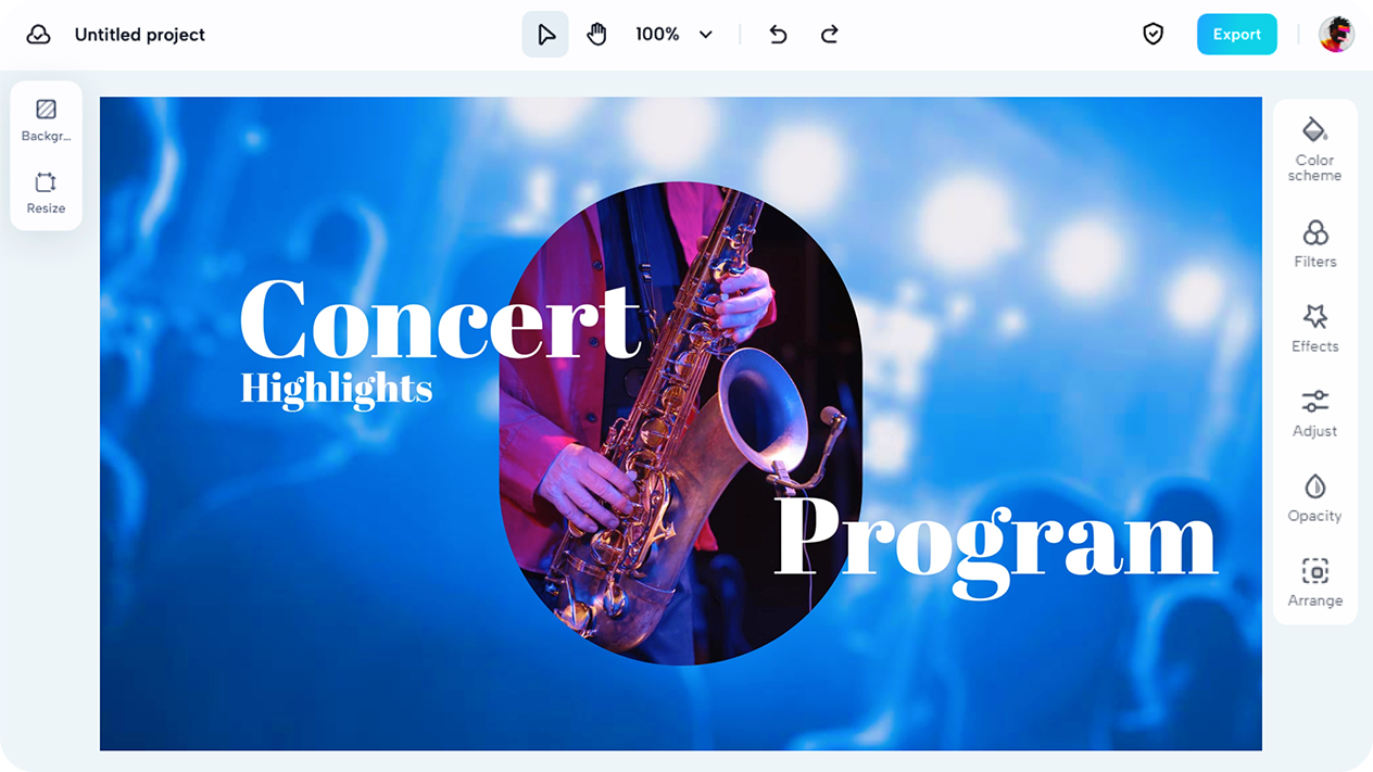 Create a concert program